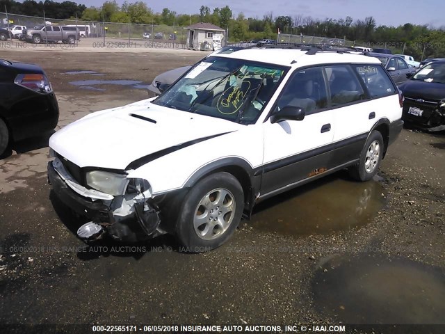 4S3BG6850W7651572 - 1998 SUBARU LEGACY 30TH ANN OUTBACK/LTD/SPT WHITE photo 2