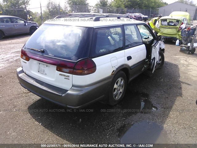 4S3BG6850W7651572 - 1998 SUBARU LEGACY 30TH ANN OUTBACK/LTD/SPT WHITE photo 4