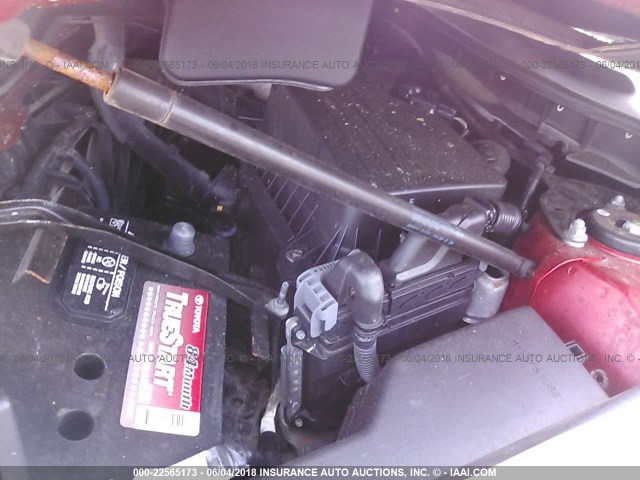 4T4BE46K39R122305 - 2009 TOYOTA CAMRY SE/LE/XLE RED photo 10