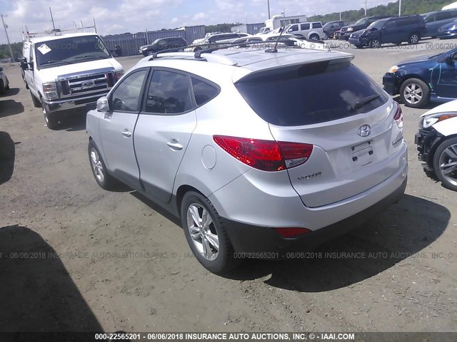 KM8JU3AC7CU408569 - 2012 HYUNDAI TUCSON GLS/LIMITED SILVER photo 3