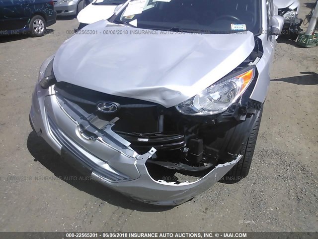 KM8JU3AC7CU408569 - 2012 HYUNDAI TUCSON GLS/LIMITED ვერცხლისფერი ფოტო 6