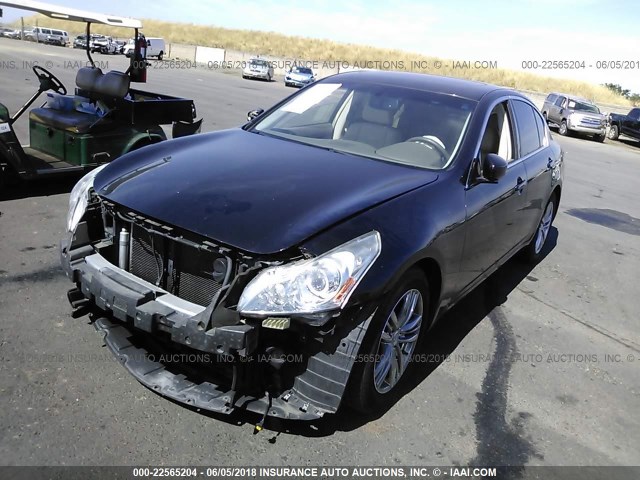 JN1CV6APXCM934633 - 2012 INFINITI G37 SPORT BLACK photo 2