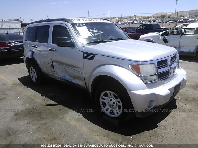 1D4PT2GK3AW111037 - 2010 DODGE NITRO SE SILVER photo 1