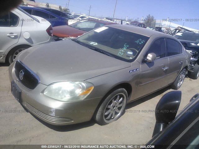 1G4HD572X6U127105 - 2006 BUICK LUCERNE CXL GOLD photo 2