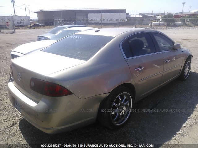 1G4HD572X6U127105 - 2006 BUICK LUCERNE CXL GOLD photo 4