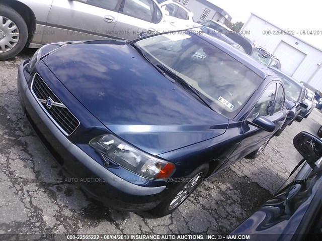 YV1RS61T542337202 - 2004 VOLVO S60 BLUE photo 2
