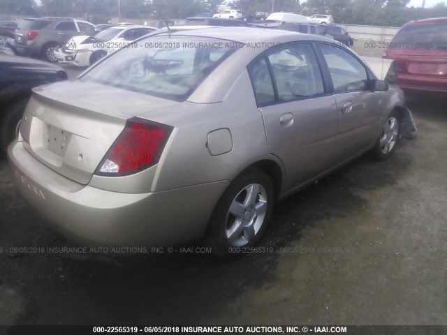 1G8AJ55F36Z123429 - 2006 SATURN ION LEVEL 2 GOLD photo 4