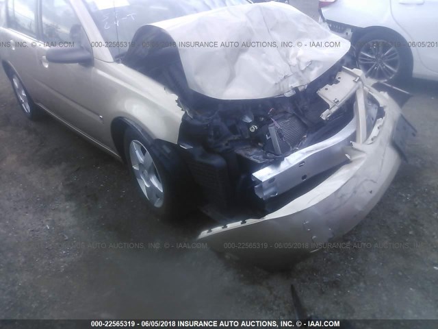 1G8AJ55F36Z123429 - 2006 SATURN ION LEVEL 2 GOLD photo 6