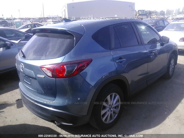 JM3KE4CY8G0630112 - 2016 MAZDA CX-5 TOURING Синий фото 4