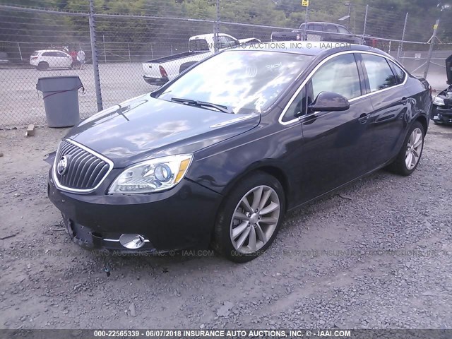 1G4PR5SK5G4101727 - 2016 BUICK VERANO CONVENIENCE BLACK photo 2