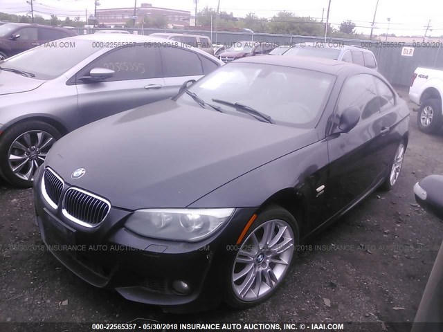 WBAKF9C56BE671808 - 2011 BMW 335 XI BLACK photo 2