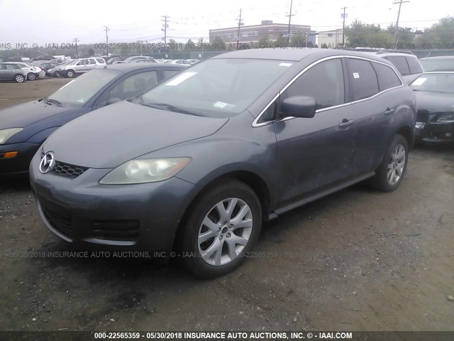 JM3ER29L390235727 - 2009 MAZDA CX-7 GRAY photo 2