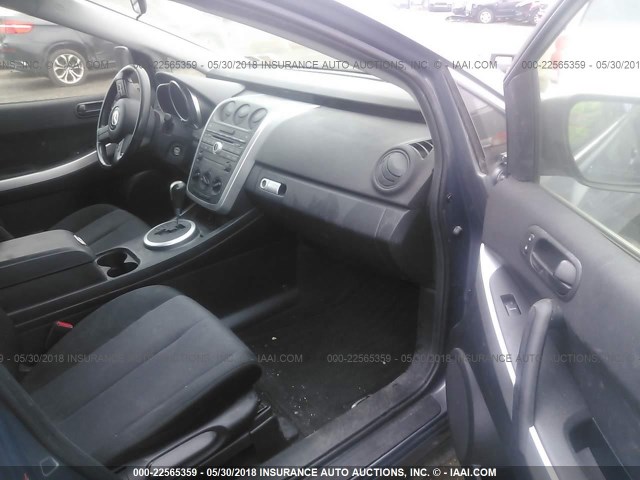 JM3ER29L390235727 - 2009 MAZDA CX-7 GRAY photo 5