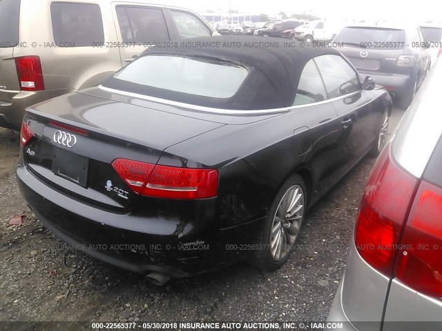 WAULFAFH3AN014586 - 2010 AUDI A5 PREMIUM PLUS BLACK photo 4