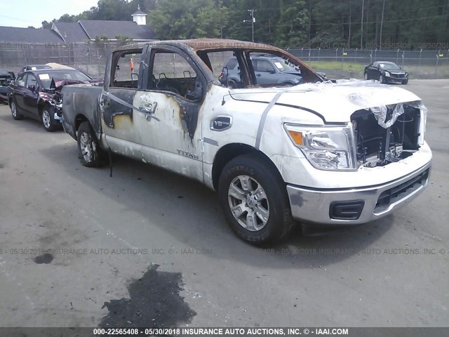 1N6AA1EK9HN534305 - 2017 NISSAN TITAN S WHITE photo 1