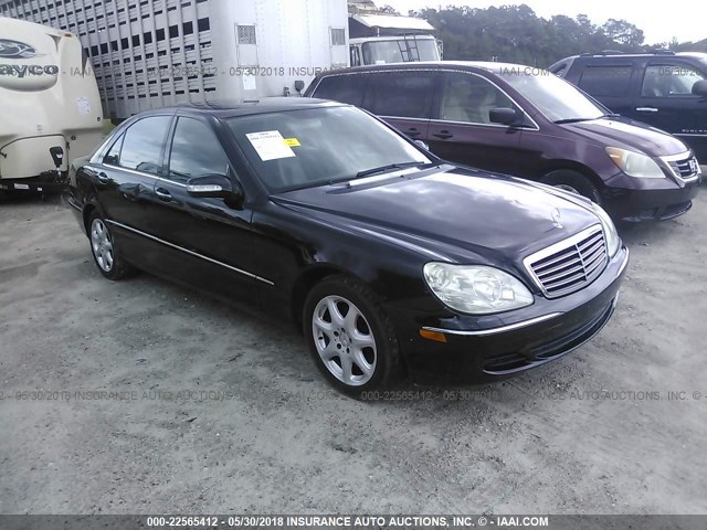 WDBNG83J43A326269 - 2003 MERCEDES-BENZ S 430 4MATIC BLACK photo 1