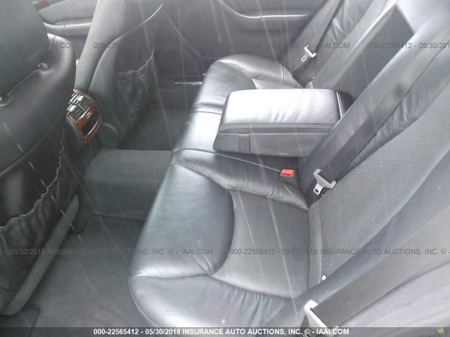 WDBNG83J43A326269 - 2003 MERCEDES-BENZ S 430 4MATIC BLACK photo 8