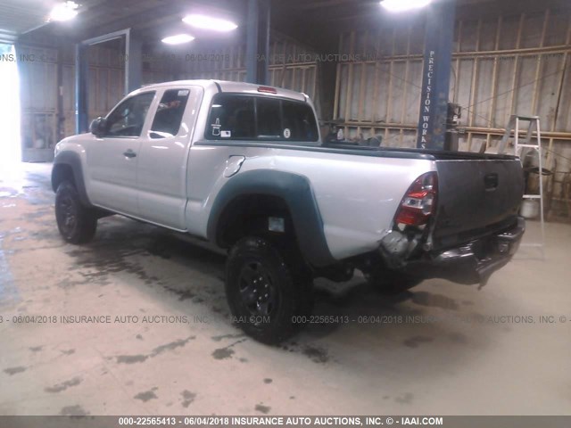 5TEUU42N75Z008240 - 2005 TOYOTA TACOMA ACCESS CAB Silber Foto 3