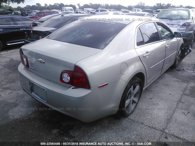 1G1ZC5E18BF116150 - 2011 CHEVROLET MALIBU 1LT TAN photo 4