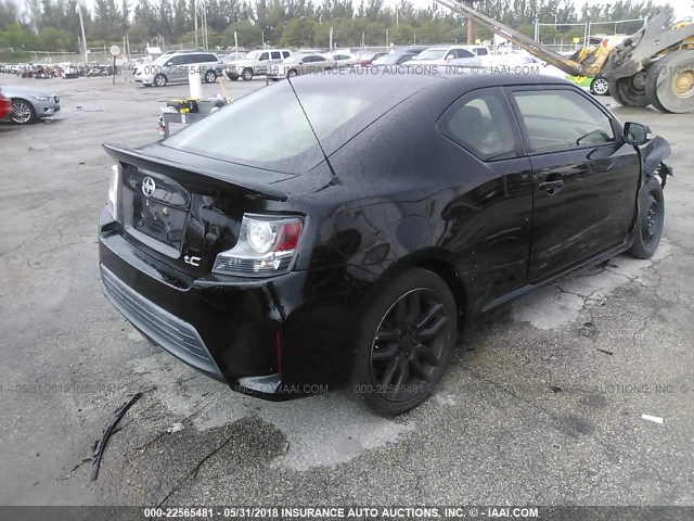 JTKJF5C79E3072368 - 2014 TOYOTA SCION TC 黑色 照片 4