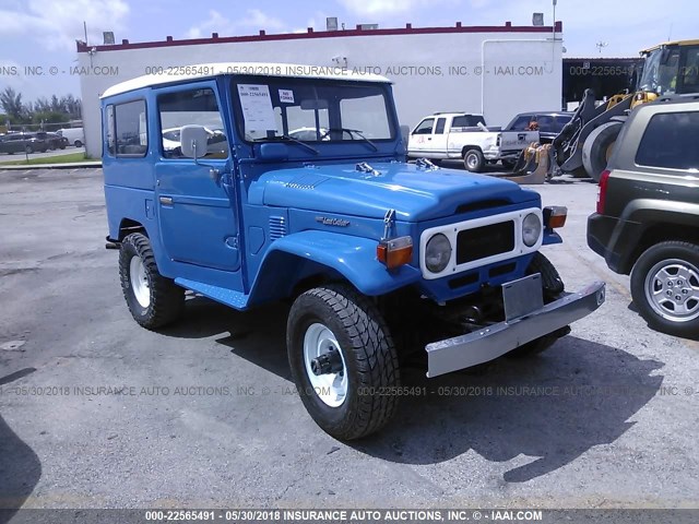 FJ40928528 - 1981 TOYOTA LAND CRUISER FJ40 BLUE photo 1