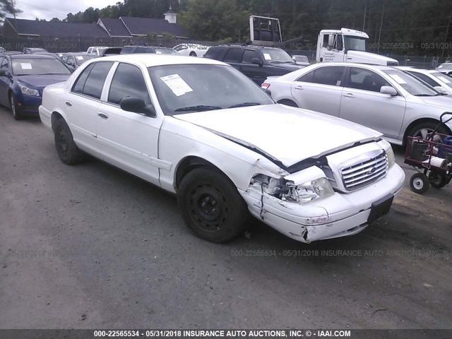 2FAHP71W94X134027 - 2004 FORD CROWN VICTORIA POLICE INTERCEPTOR WHITE photo 1