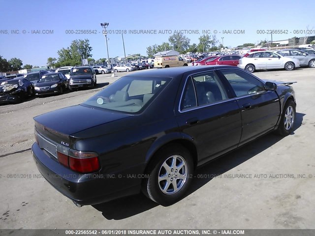 1G6KS54Y62U222704 - 2002 CADILLAC SEVILLE SLS BLACK photo 4