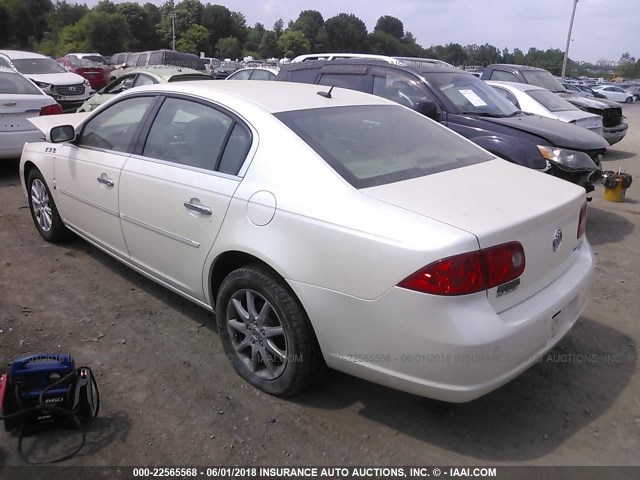 1G4HD57218U206245 - 2008 BUICK LUCERNE CXL WHITE photo 3