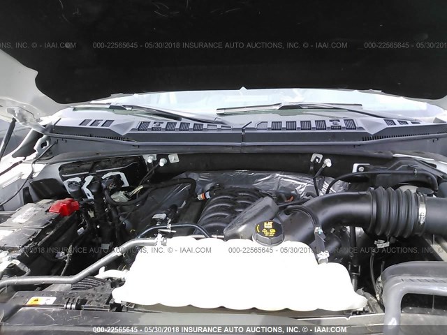 1FTEW1E56JKC27763 - 2018 FORD F150 SUPERCREW WHITE photo 10