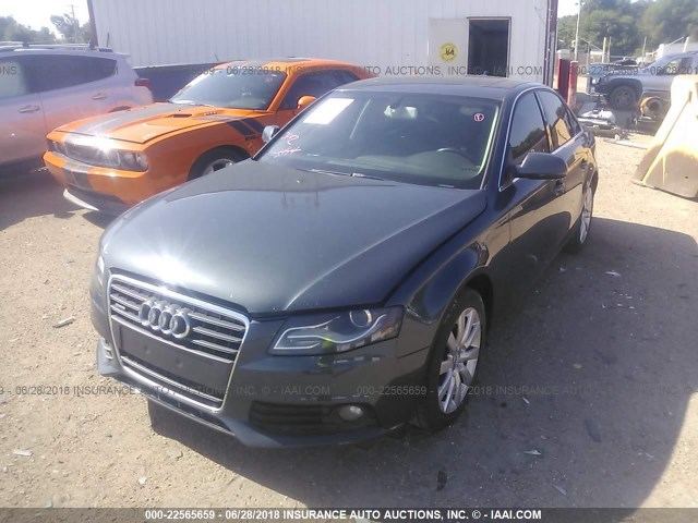 WAUFFAFL7AN037032 - 2010 AUDI A4 PREMIUM PLUS GRAY photo 2