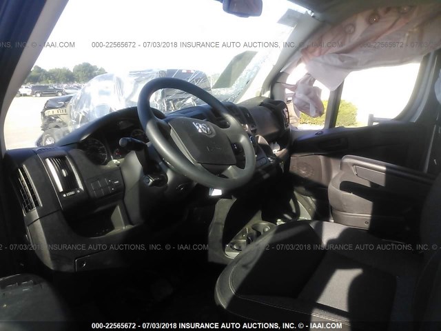 3C6URVJG7HE535577 - 2017 RAM PROMASTER 3500 3500 HIGH BLACK photo 5