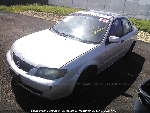 JM1BJ226731208541 - 2003 MAZDA PROTEGE DX/LX/ES SILVER photo 2