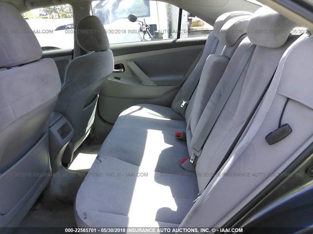 4T1BF3EK6AU008435 - 2010 TOYOTA CAMRY SE/LE/XLE GRAY photo 8