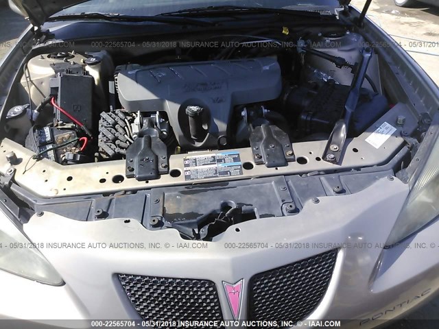 2G2WP552871132276 - 2007 PONTIAC GRAND PRIX BROWN photo 10
