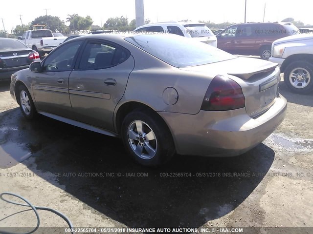 2G2WP552871132276 - 2007 PONTIAC GRAND PRIX BROWN photo 3