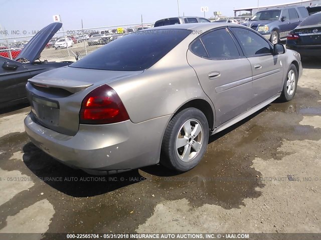 2G2WP552871132276 - 2007 PONTIAC GRAND PRIX BROWN photo 4