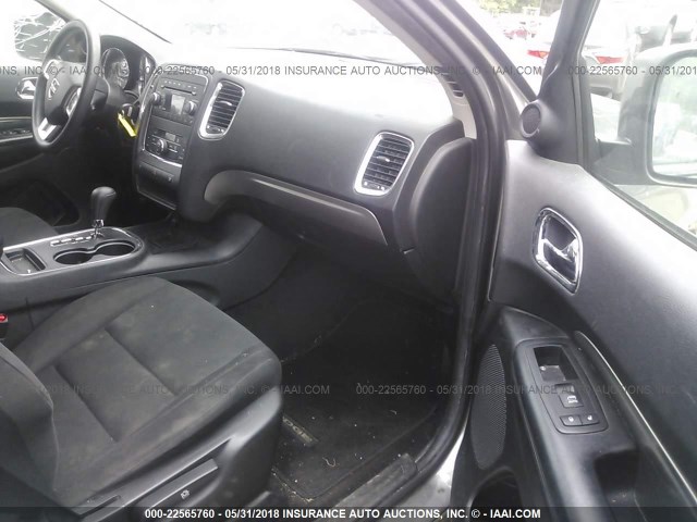 1C4RDHAG7CC308436 - 2012 DODGE DURANGO SXT GRAY photo 5