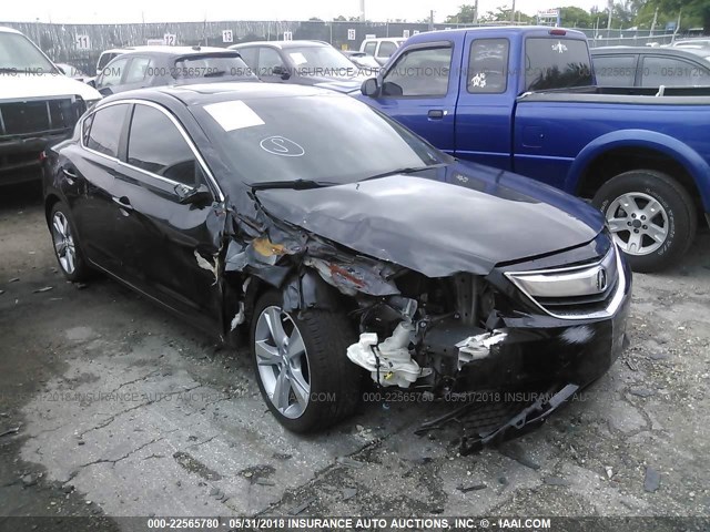 19VDE1F5XDE004655 - 2013 ACURA ILX 20 PREMIUM BLACK photo 1