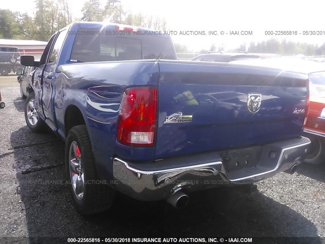 1C6RR7GT7HS737001 - 2017 RAM 1500 SLT BLUE photo 3