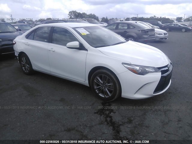 4T1BF1FK8HU367279 - 2017 TOYOTA CAMRY LE/XLE/SE/XSE WHITE photo 1