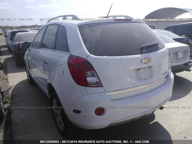 3GNAL3EKXES509916 - 2014 CHEVROLET CAPTIVA LT WHITE photo 3