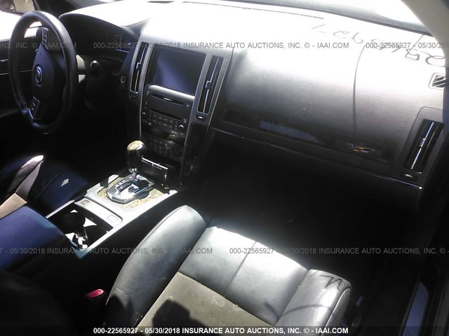 1G6DX67DX80194043 - 2008 CADILLAC STS-V BLACK photo 5