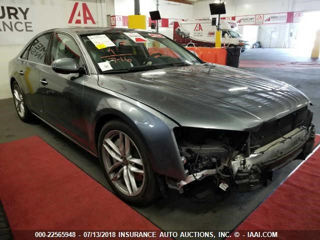 WAUJ2AFD4FN006696 - 2015 AUDI A8 QUATTRO GRAY photo 1