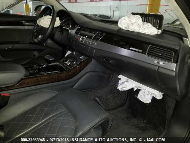 WAUJ2AFD4FN006696 - 2015 AUDI A8 QUATTRO GRAY photo 5