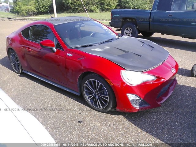 JF1ZNAA16D1701170 - 2013 TOYOTA SCION FR-S წითელი ფოტო 1