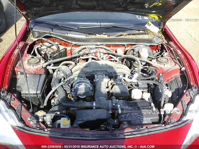 JF1ZNAA16D1701170 - 2013 TOYOTA SCION FR-S წითელი ფოტო 10