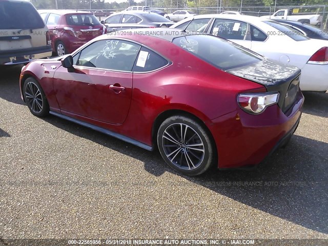 JF1ZNAA16D1701170 - 2013 TOYOTA SCION FR-S წითელი ფოტო 3