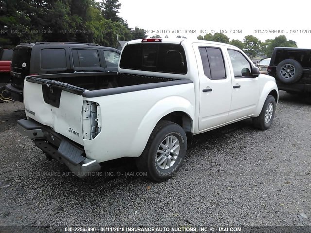 1N6AD0EV8FN745665 - 2015 NISSAN FRONTIER S/SV/SL/PRO-4X WHITE photo 4