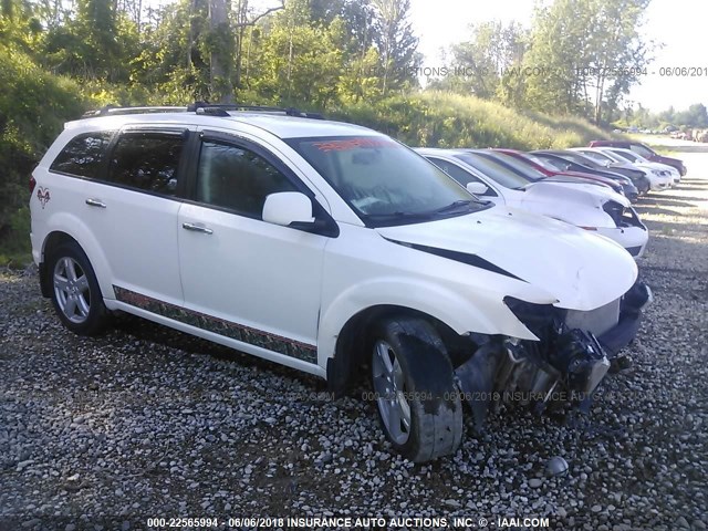 3D4PH6FV2AT235293 - 2010 DODGE JOURNEY R/T WHITE photo 1