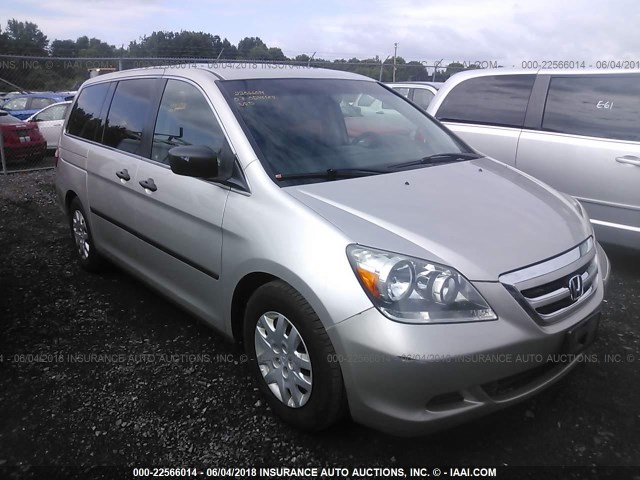 5FNRL38217B027211 - 2007 HONDA ODYSSEY LX SILVER photo 1